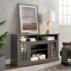 Classic 58.25 TV Stand with Open & Closed Storage for 65 TVs