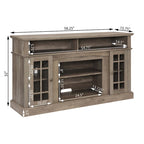 Classic 58.25 TV Stand with Open & Closed Storage for 65 TVs