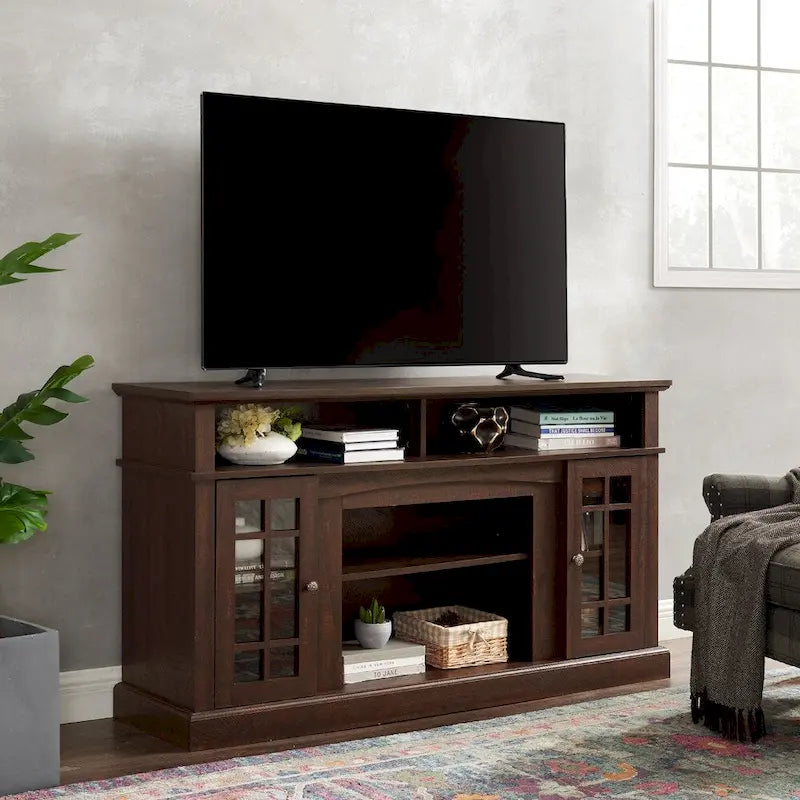 Classic 58.25 TV Stand with Open & Closed Storage for 65 TVs