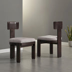 Christopher Knight Home - Oliver Upholstered Dining Chairs, Stylish and Comfortable Seating, Set of 2