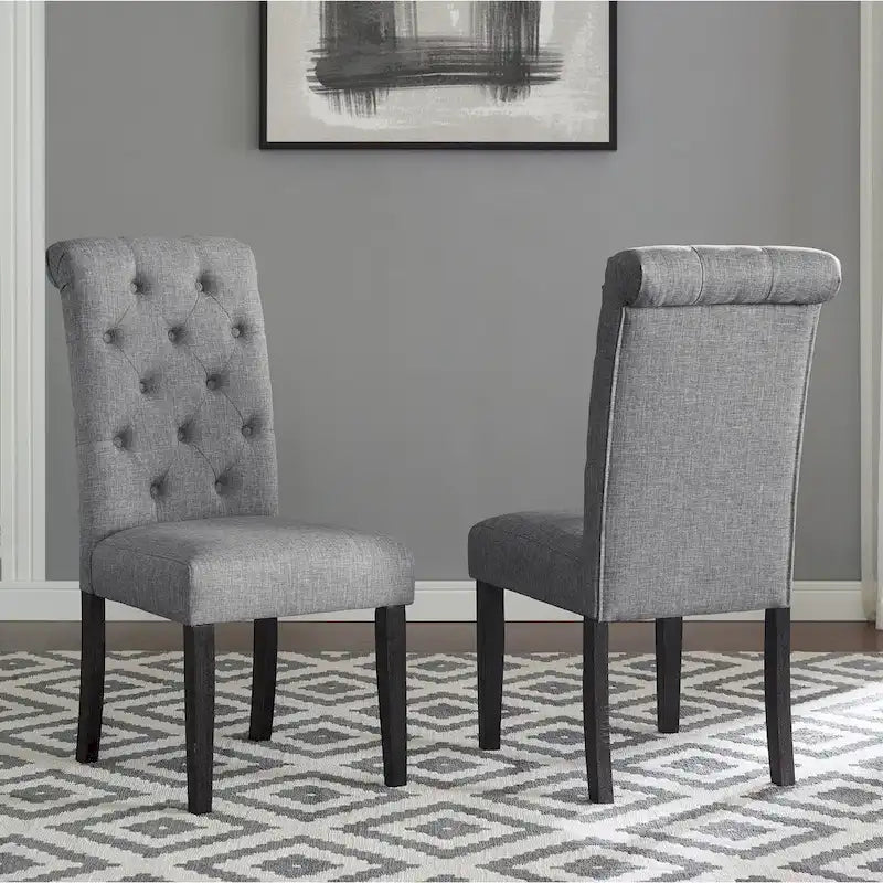 Small Apartment Dining Table and Chairs Set Round Dining Table and Chairs Set with Cross Buck Pedestal Table for Kitchen