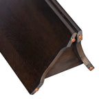 Oval Faux Marble Top Console Table Entryway Table, Narrow Sofa Table Hallway Accent Table with Triangular Base