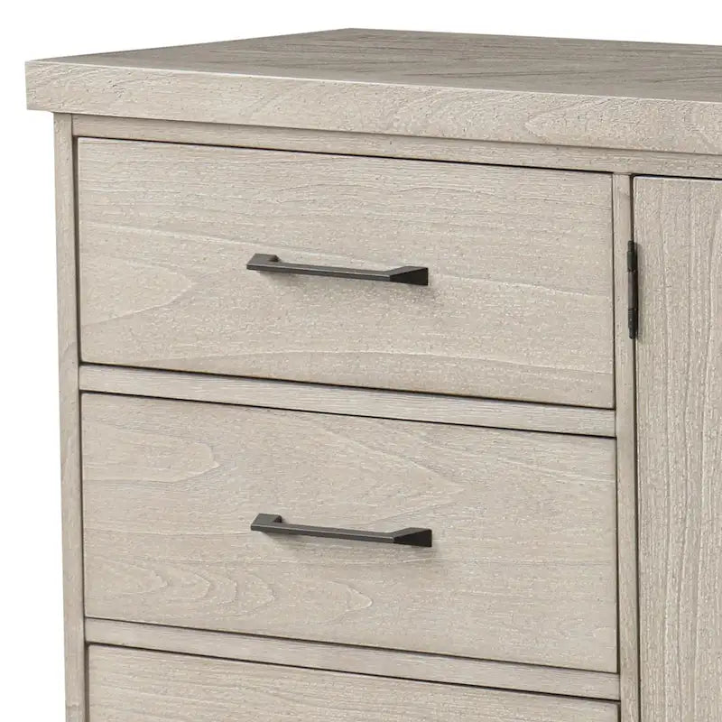Yetaria Modern Farmhouse Natural 60-inch Solid Wood Buffet Sideboard