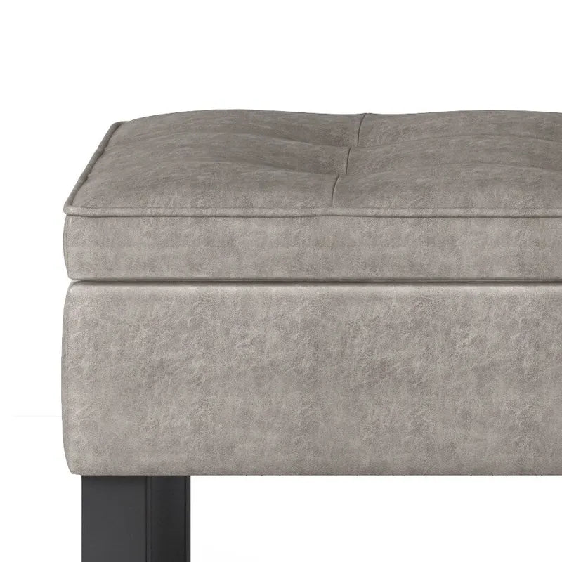 WYNDENHALL Essex 44 inch Wide Transitional Rectangle Ottoman Bench