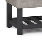 WYNDENHALL Essex 44 inch Wide Transitional Rectangle Ottoman Bench