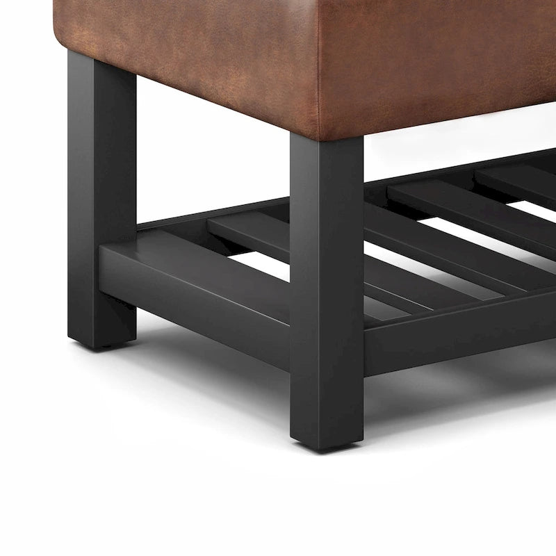 WYNDENHALL Essex 44 inch Wide Transitional Rectangle Ottoman Bench