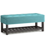 WYNDENHALL Essex 44 inch Wide Transitional Rectangle Ottoman Bench