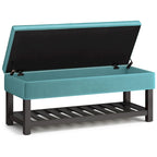 WYNDENHALL Essex 44 inch Wide Transitional Rectangle Ottoman Bench