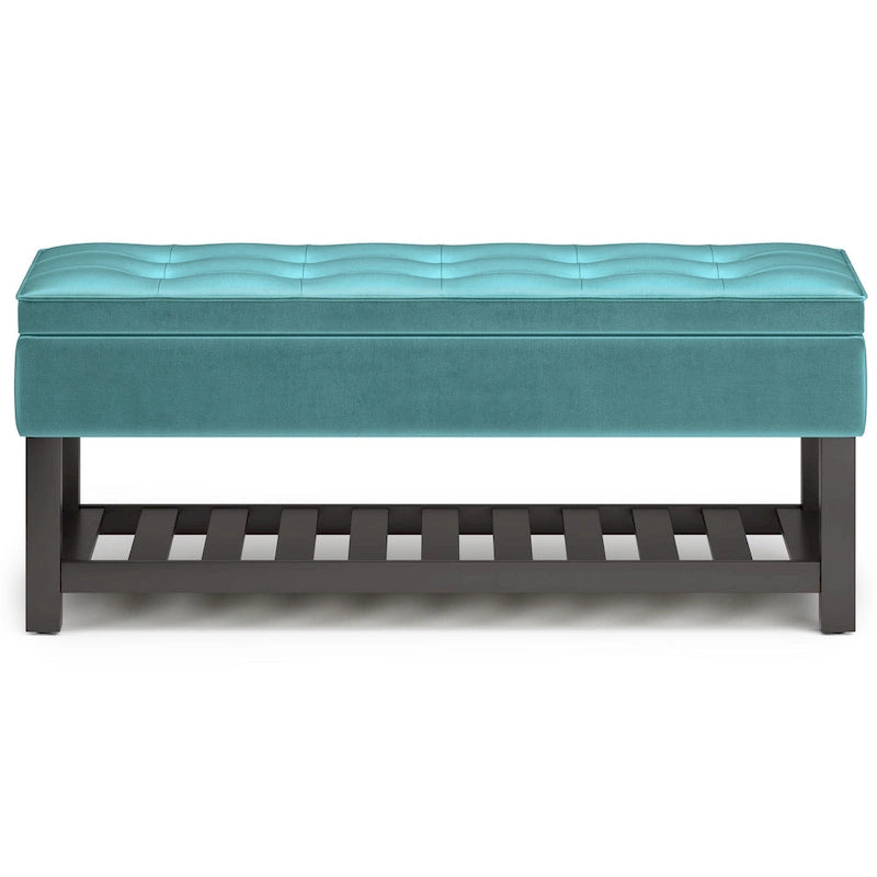 WYNDENHALL Essex 44 inch Wide Transitional Rectangle Ottoman Bench