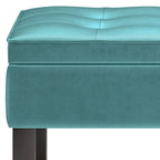 WYNDENHALL Essex 44 inch Wide Transitional Rectangle Ottoman Bench