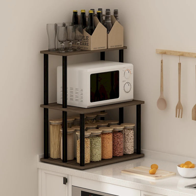 Turn-N-Tube 3-Tier Toolless Kitchen Storage Shelf