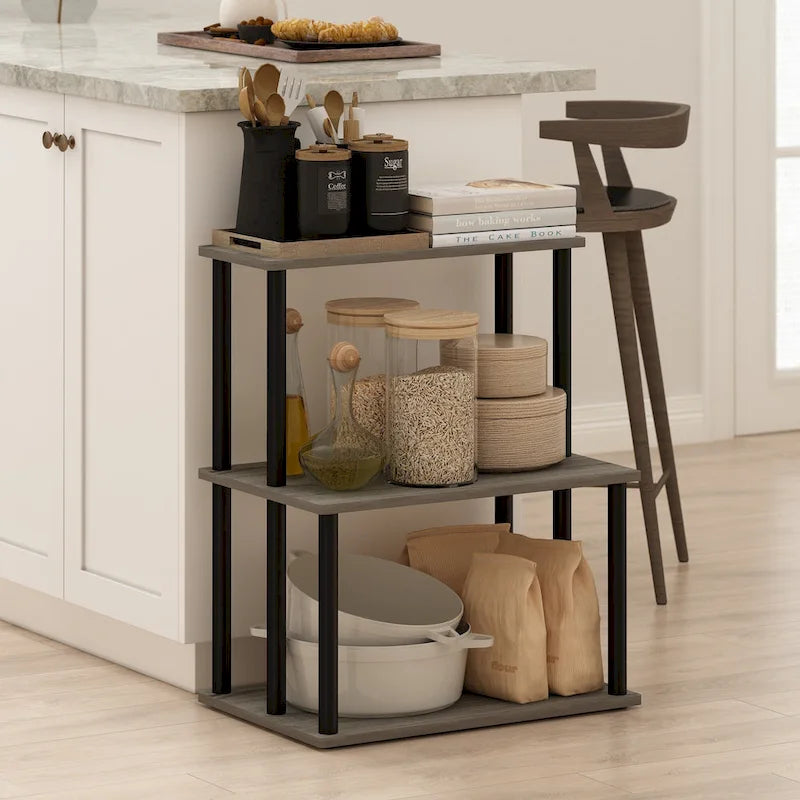 Turn-N-Tube 3-Tier Toolless Kitchen Storage Shelf