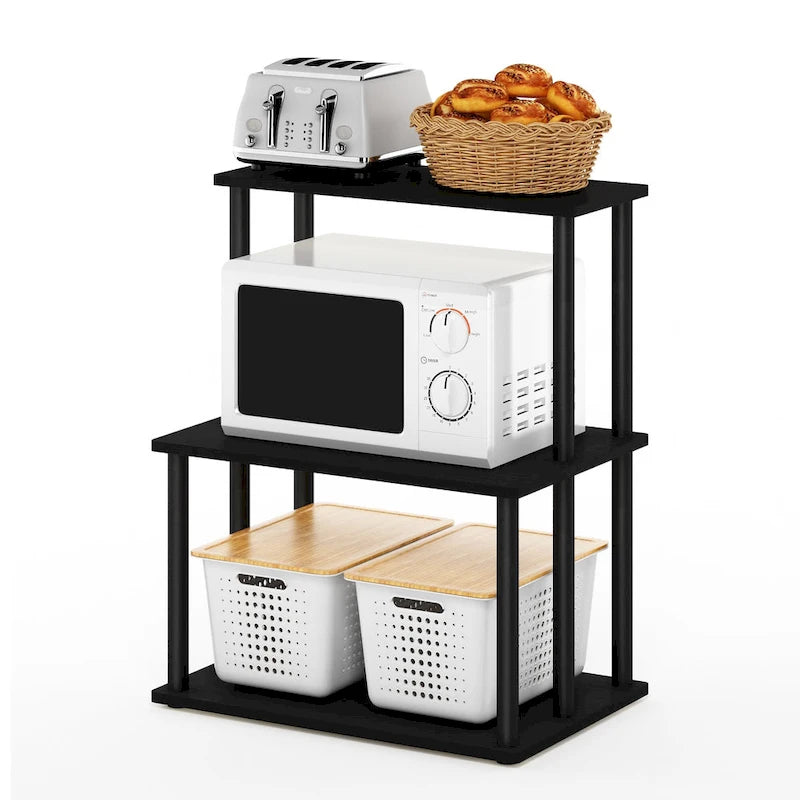 Turn-N-Tube 3-Tier Toolless Kitchen Storage Shelf