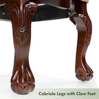 Carpia Traditional Wood Dining Chairs (Set of 2)