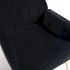 Modern Mid Century Chair Velvet Sherpa Armchair