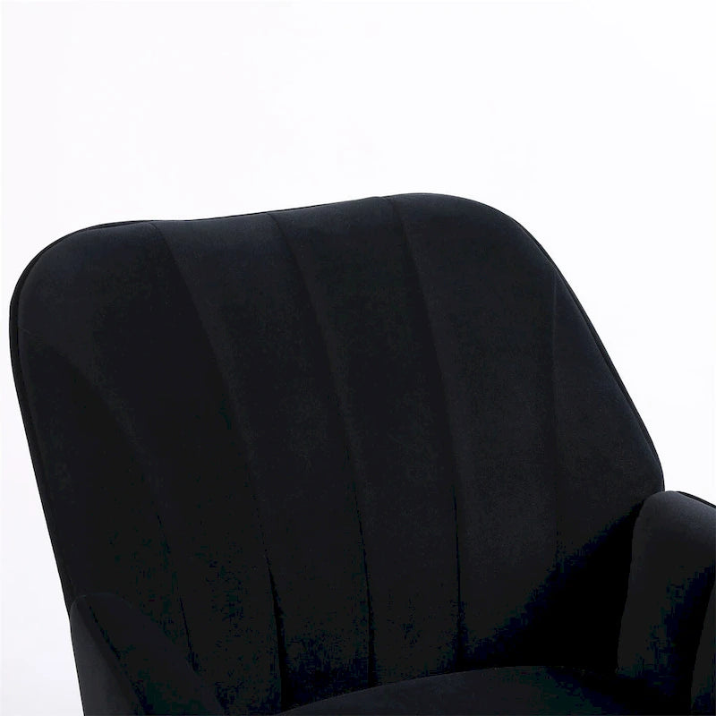 Modern Mid Century Chair Velvet Sherpa Armchair