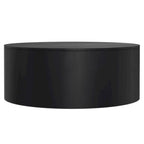 WYNDENHALL Hillmount SOLID MANGO WOOD 36 inch Wide Round Contemporary Drum Coffee Table & Fully Assembled - 36d x 36 w x 14h