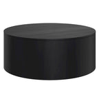 WYNDENHALL Hillmount SOLID MANGO WOOD 36 inch Wide Round Contemporary Drum Coffee Table & Fully Assembled - 36d x 36 w x 14h