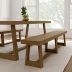 Classic Solid Wood Dining Bench - 86