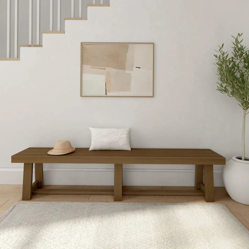 Classic Solid Wood Dining Bench - 86