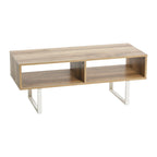 Rectangular TV Stand Coffee Table and Storage - 15.8L x 39.4W x 15.8H