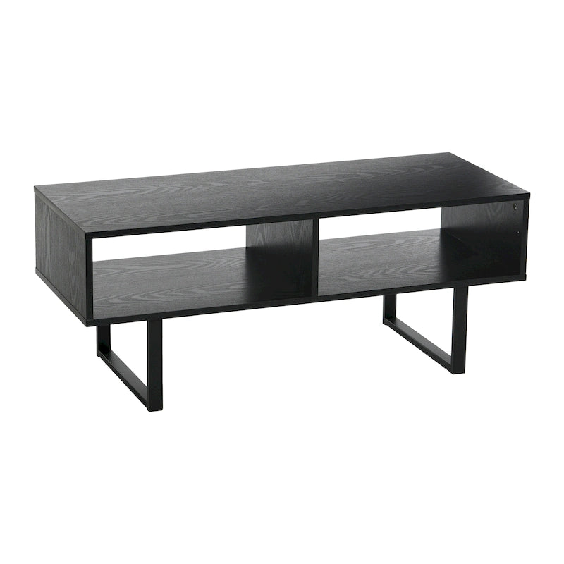 Rectangular TV Stand Coffee Table and Storage - 15.8L x 39.4W x 15.8H
