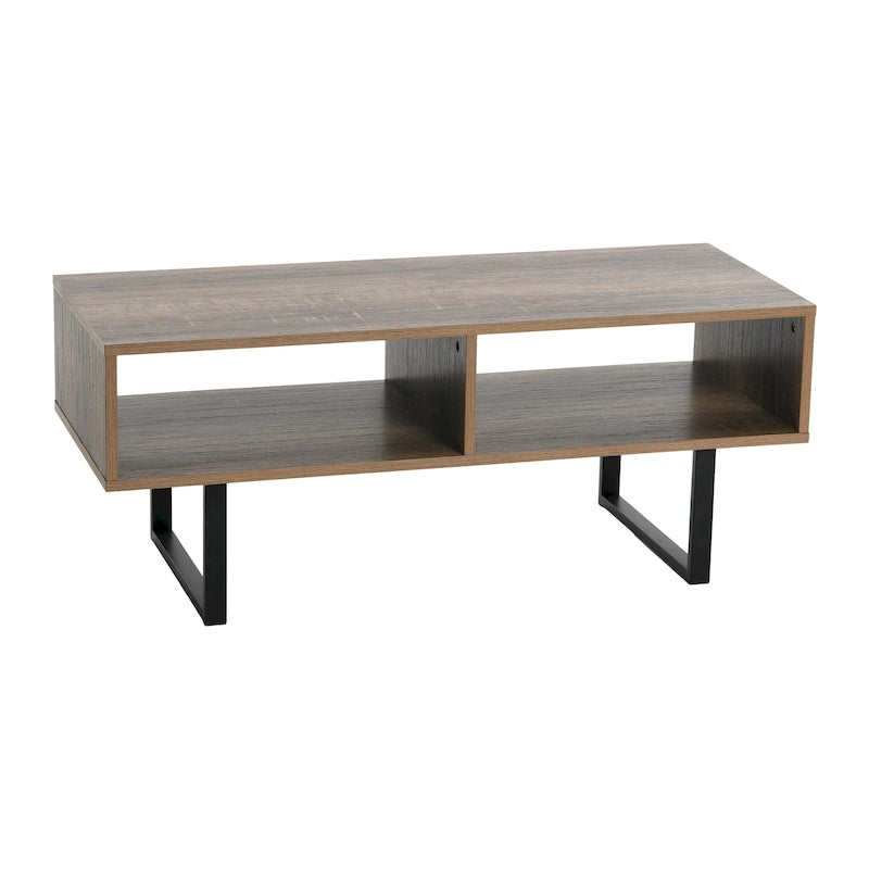 Rectangular TV Stand Coffee Table and Storage - 15.8L x 39.4W x 15.8H