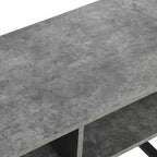 Rectangular TV Stand Coffee Table and Storage - 15.8L x 39.4W x 15.8H