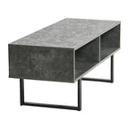 Rectangular TV Stand Coffee Table and Storage - 15.8L x 39.4W x 15.8H