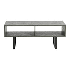 Rectangular TV Stand Coffee Table and Storage - 15.8L x 39.4W x 15.8H