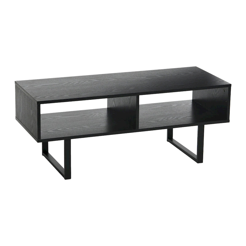 Rectangular TV Stand Coffee Table and Storage - 15.8L x 39.4W x 15.8H