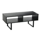 Rectangular TV Stand Coffee Table and Storage - 15.8L x 39.4W x 15.8H