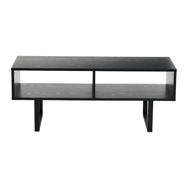 Rectangular TV Stand Coffee Table and Storage - 15.8L x 39.4W x 15.8H