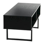 Rectangular TV Stand Coffee Table and Storage - 15.8L x 39.4W x 15.8H