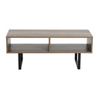 Rectangular TV Stand Coffee Table and Storage - 15.8L x 39.4W x 15.8H