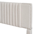 Upholstered Platform Bed with 2 Drawers and 1 Twin XL Trundle