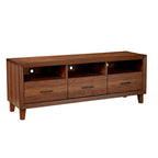 Origins by Alpine Trinidad Wood TV Console, Toffee (Brown)