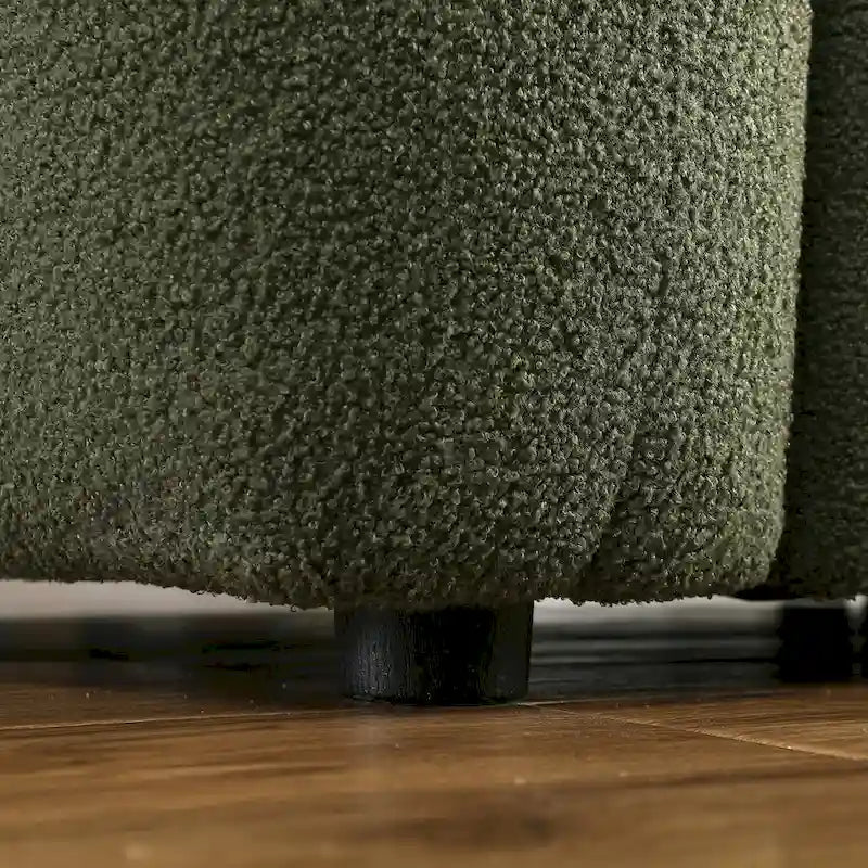 64.96 length ,35.83 deepth ,human body structure for USA people, marshmallow sofa,boucle sofa ,2 seater, BEIGE BOUCLE