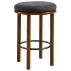 Fable Boucle Fabric Counter Stools - Set of 2