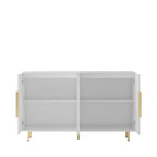 Modern Buffet Cabinet with Storage and Adjustable Shelves