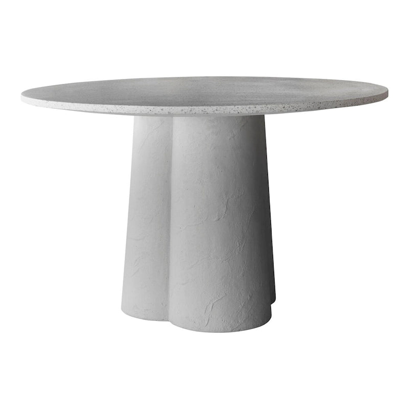 Aurelle Home Modern Concrete Base Terrazzo Dining Table