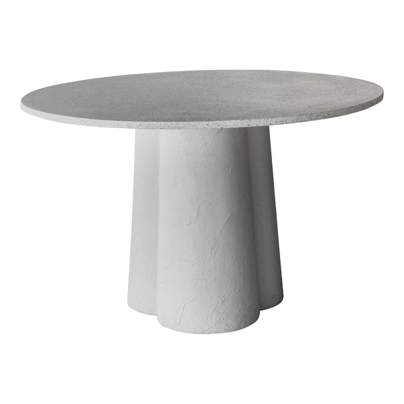 Modern Concrete Base Terrazzo Dining Table