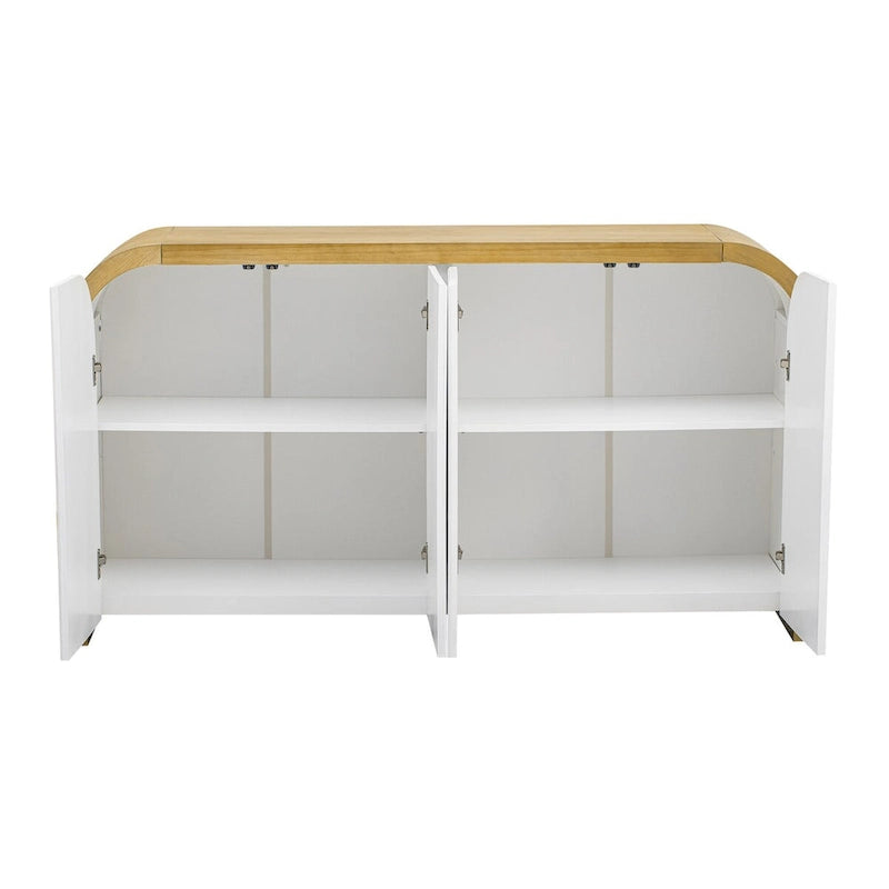 Cabinet with Adjustable Shelves,for Study,Living Room and Entrance