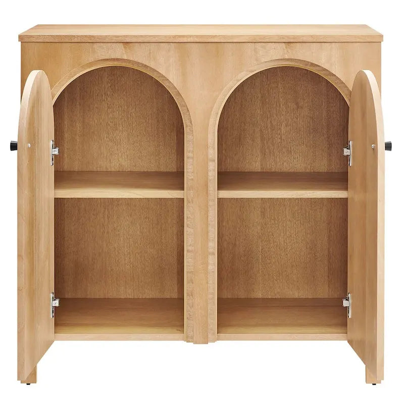 2-Door Arched Door Storage Cabinet
