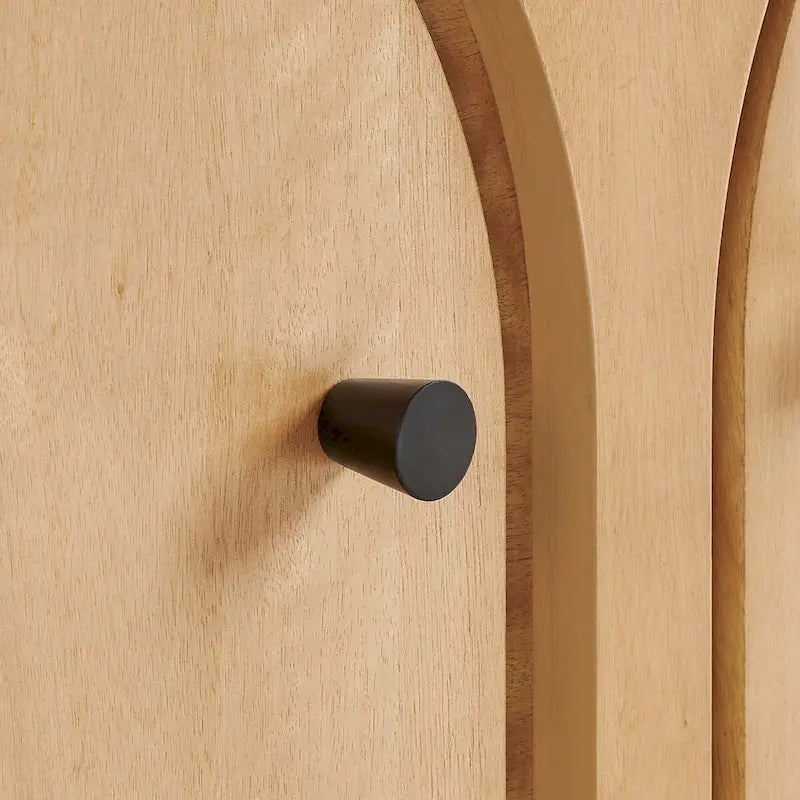 2-Door Arched Door Storage Cabinet