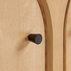 2-Door Arched Door Storage Cabinet