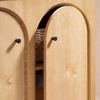 2-Door Arched Door Storage Cabinet