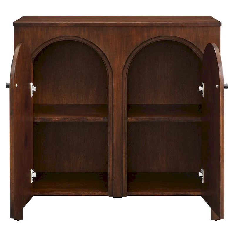 2-Door Arched Door Storage Cabinet