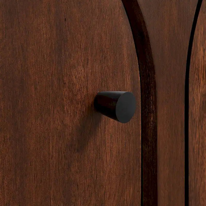 2-Door Arched Door Storage Cabinet