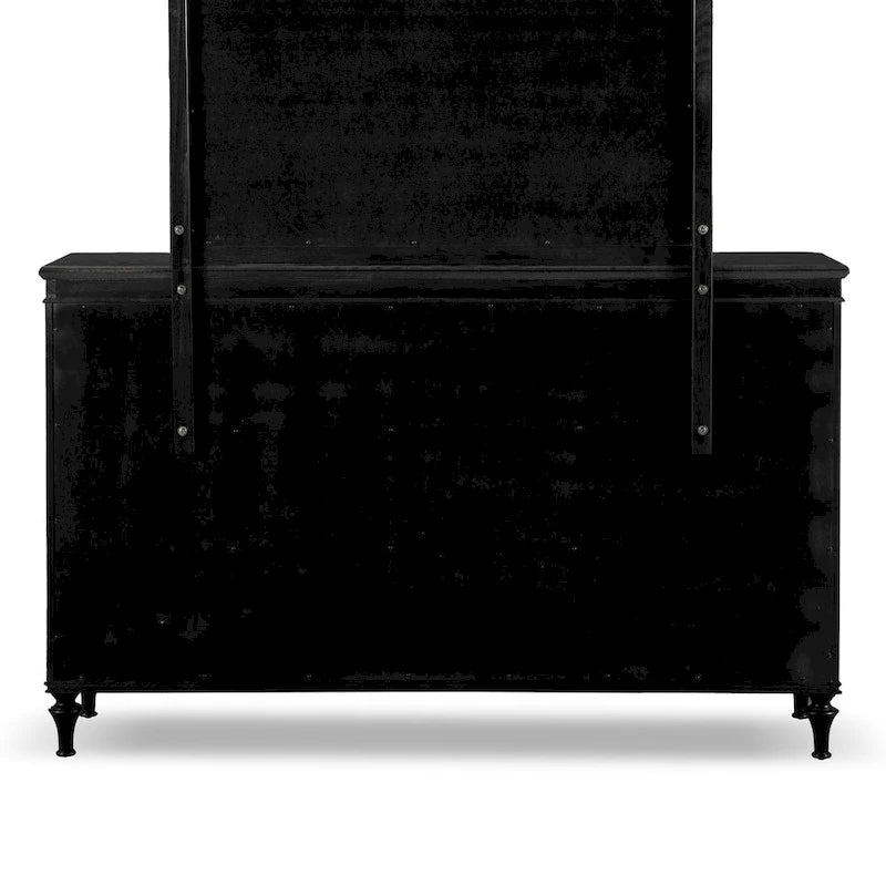 Seabliss Glam Solid Wood 9-Drawer Double Dresser